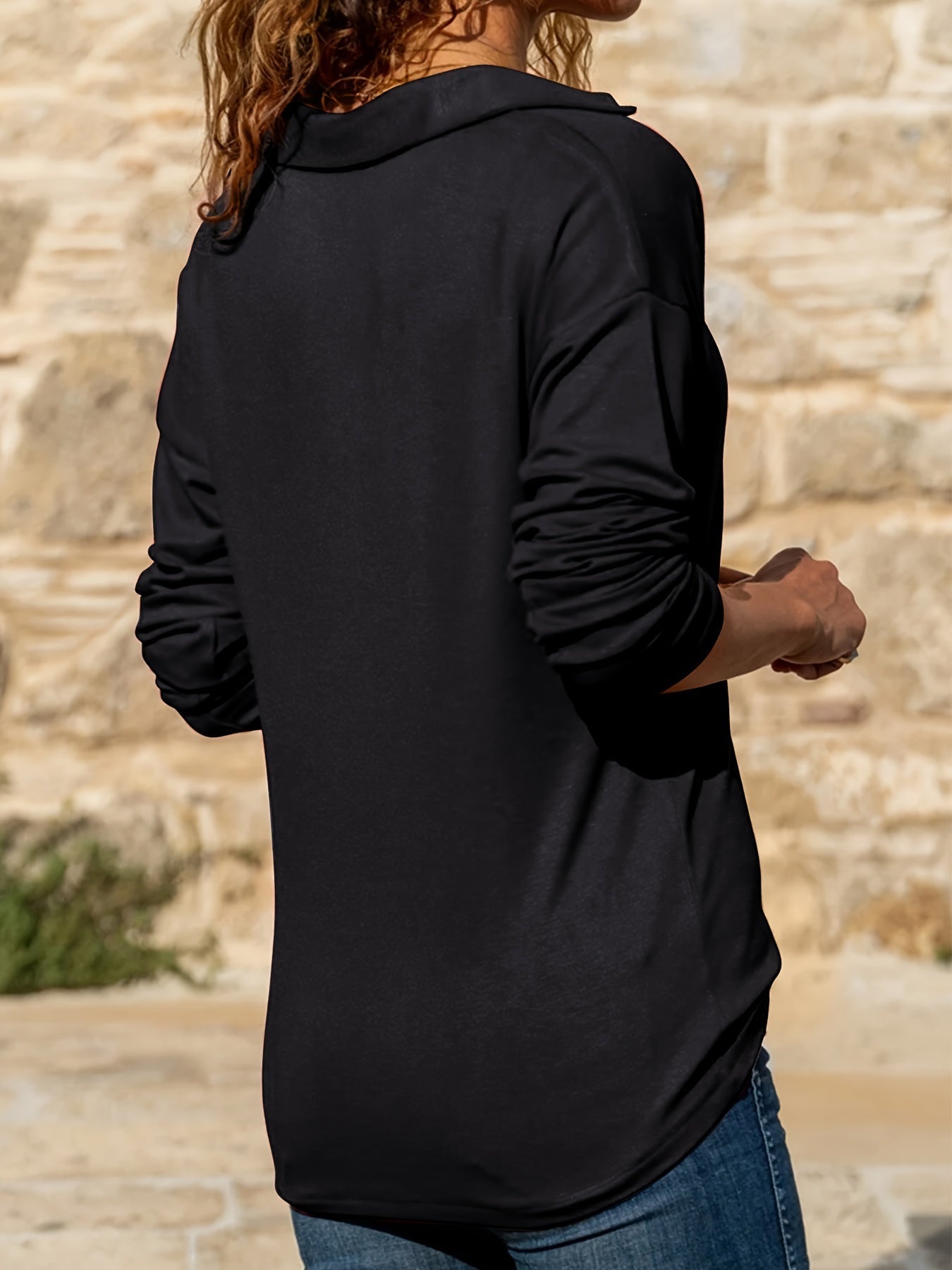 Chic Long-Sleeved Top by Charlene