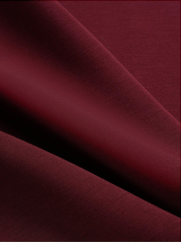 Modal Blend Long Sleeve Half Zip Polo