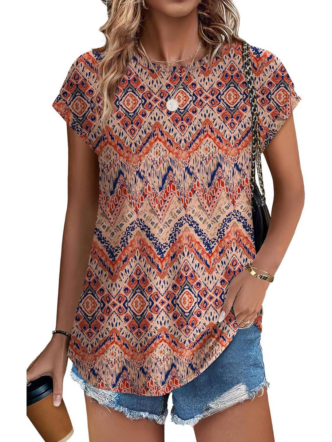 Chic Printed Blouse