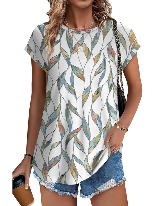 Chic Printed Blouse