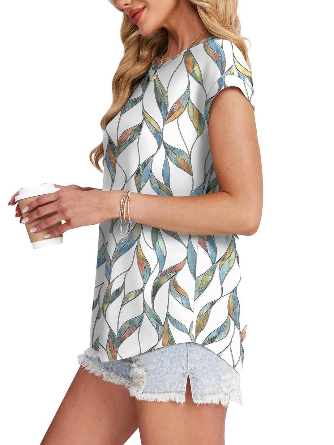 Chic Printed Blouse
