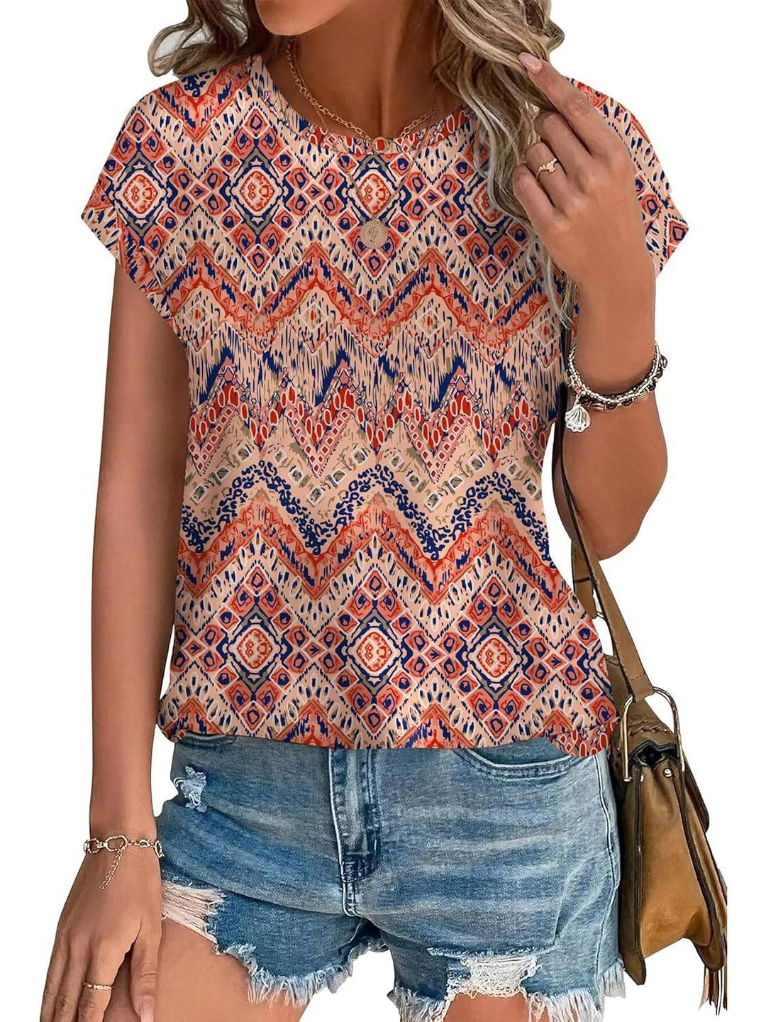 Chic Printed Blouse