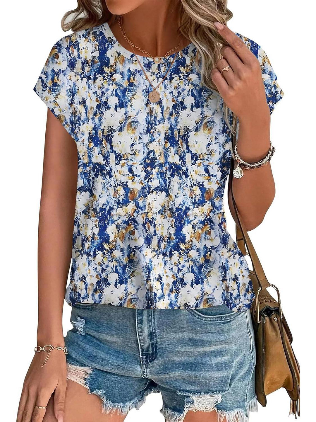 Chic Printed Blouse