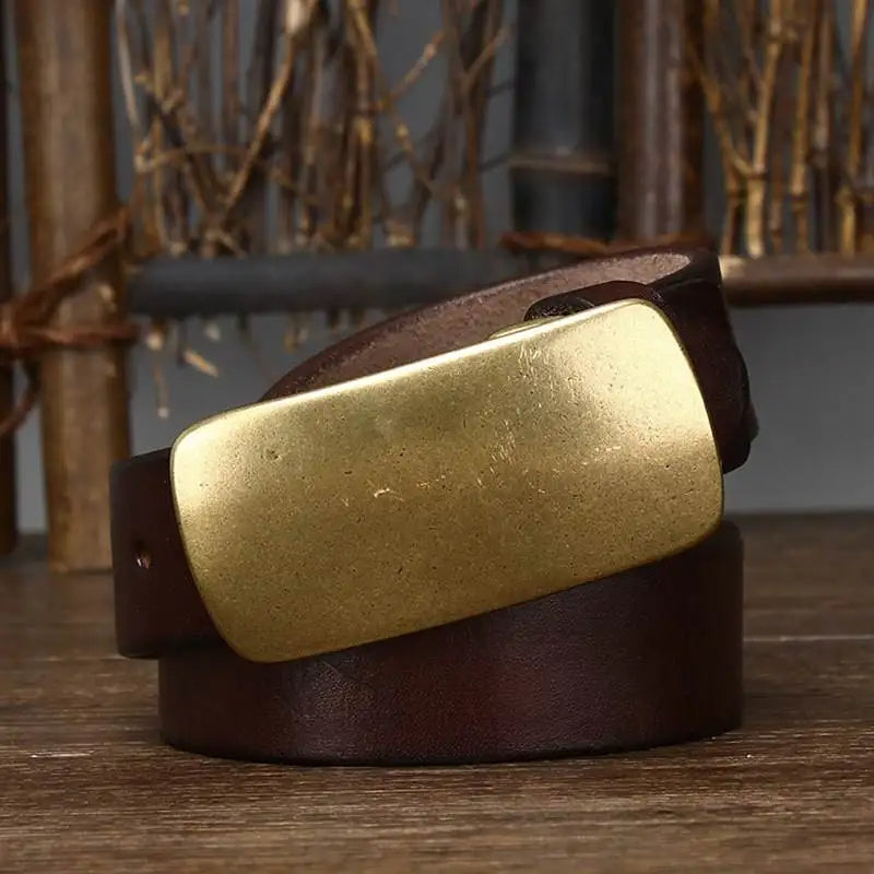 Harrision Forged Brass Leather Belt