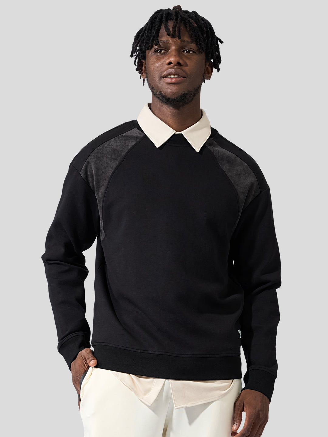 CozySpacer SuedePatch Sweatshirt