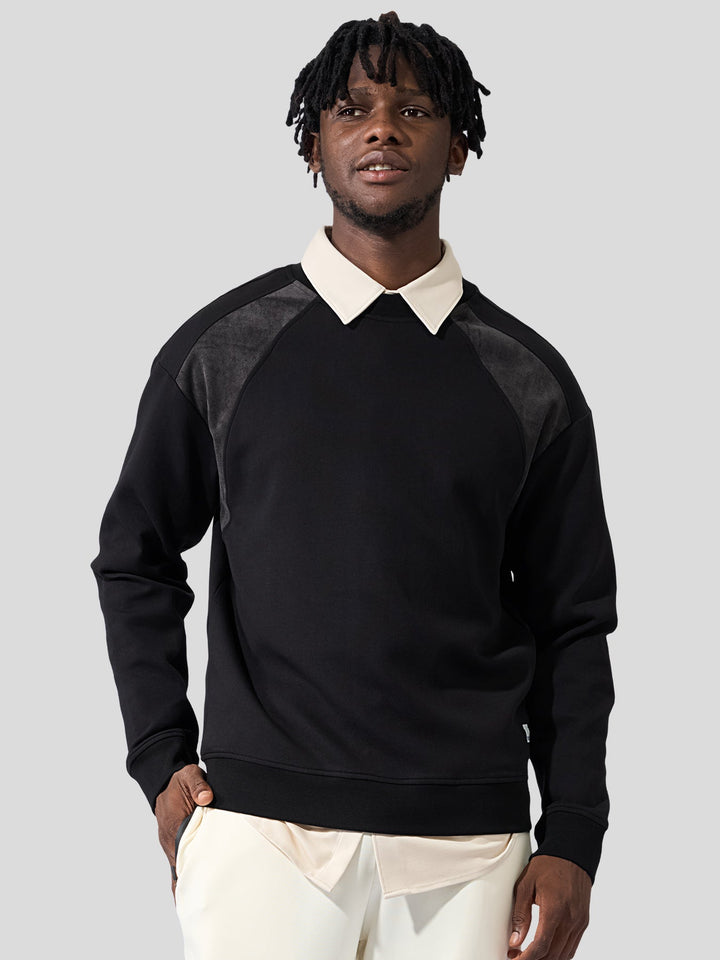 CozySpacer SuedePatch Sweatshirt