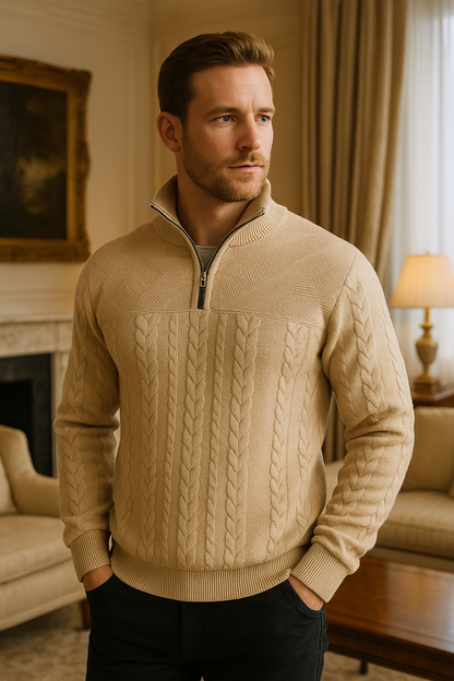 Henry | Premium Quarter Zip Sweatshirt
