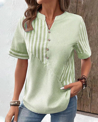 Soft Striped Blouse