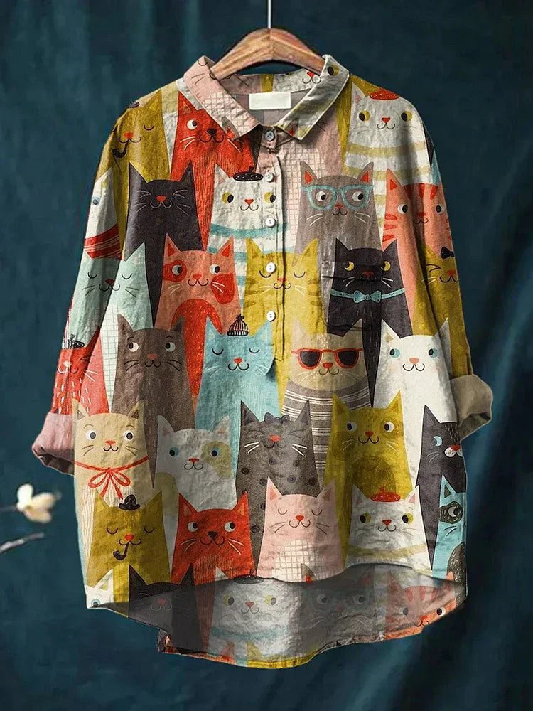 Brooks Playful Print Blouse