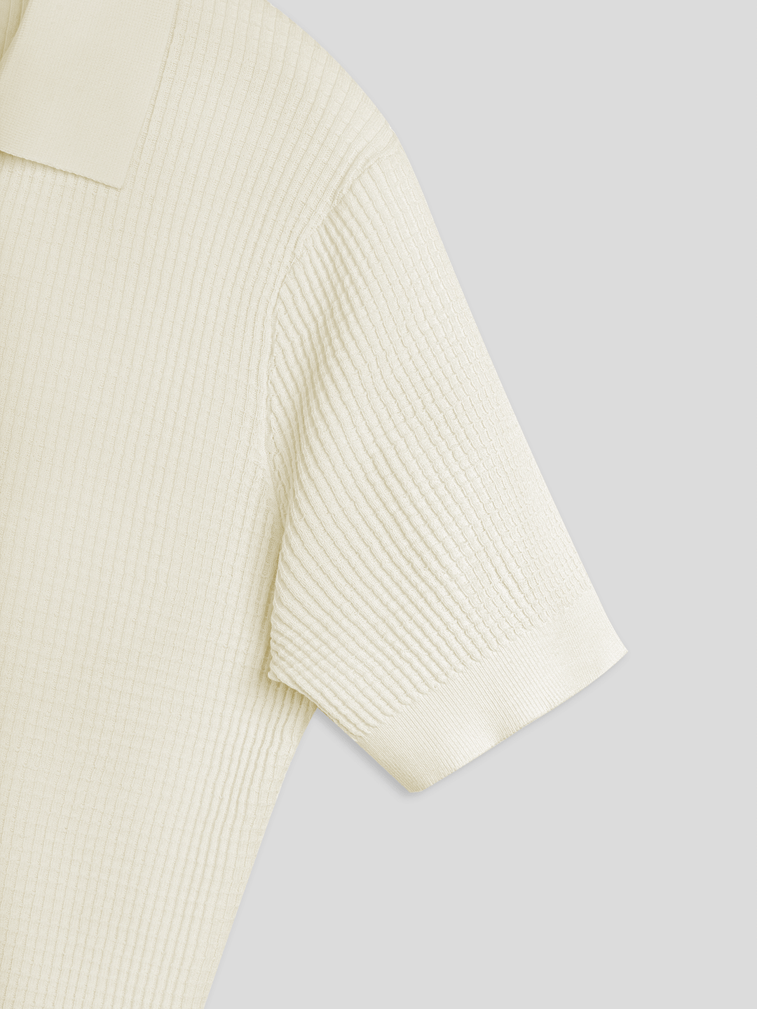 FlexKnit Active Knitted Buttonless Polo