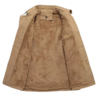 Elegant Padded Trench Coat