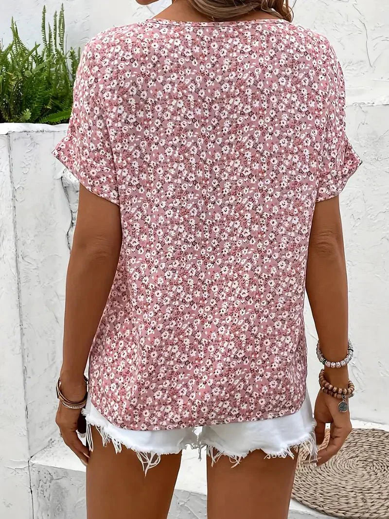 Wildflower Notch Blouse