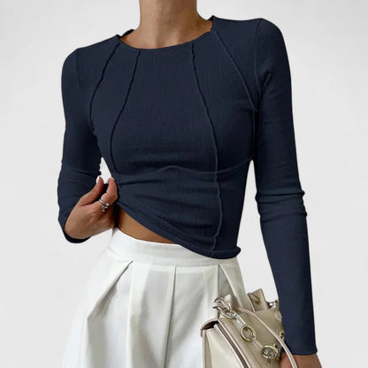 Comfortable Long Sleeve Top by Rozminda.