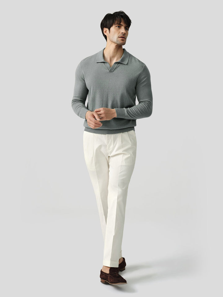 GentleKnit Polo Sweater