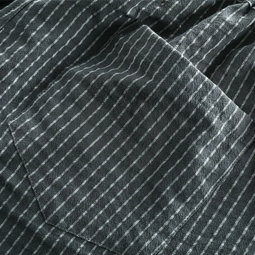Pinstripe Breezy Cotton Shorts