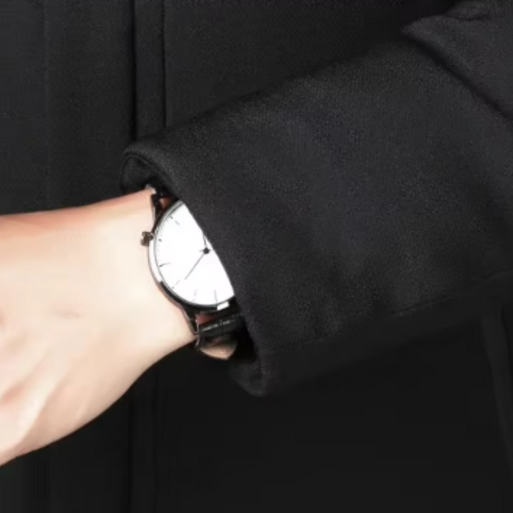 Elegant Long Men's Jacket