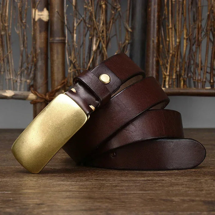 Harrision Forged Brass Leather Belt