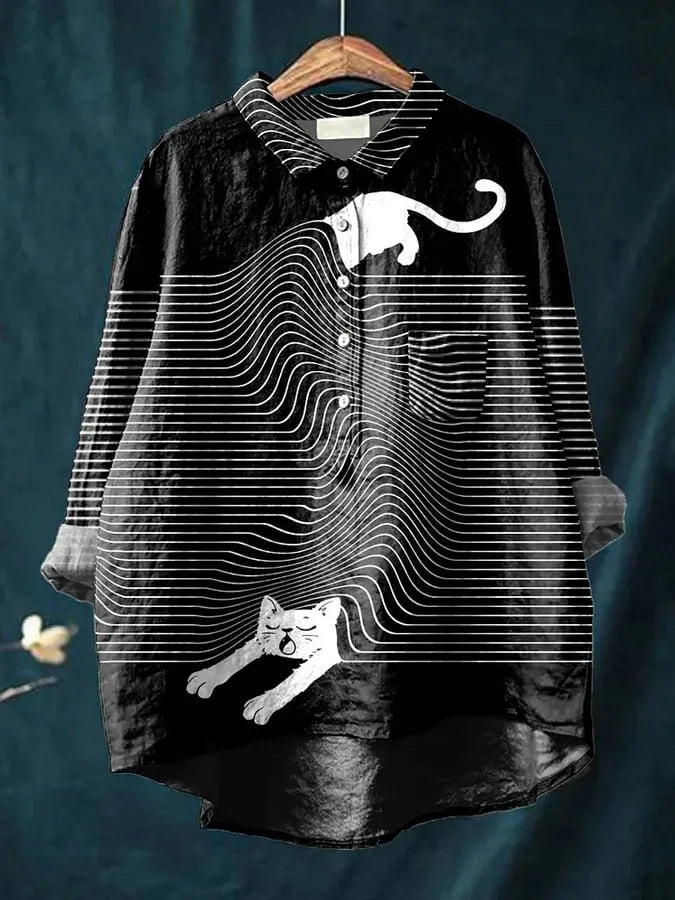 Brooks Playful Print Blouse