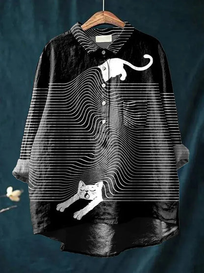 Brooks Playful Print Blouse