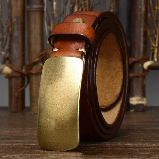 Harrision Forged Brass Leather Belt
