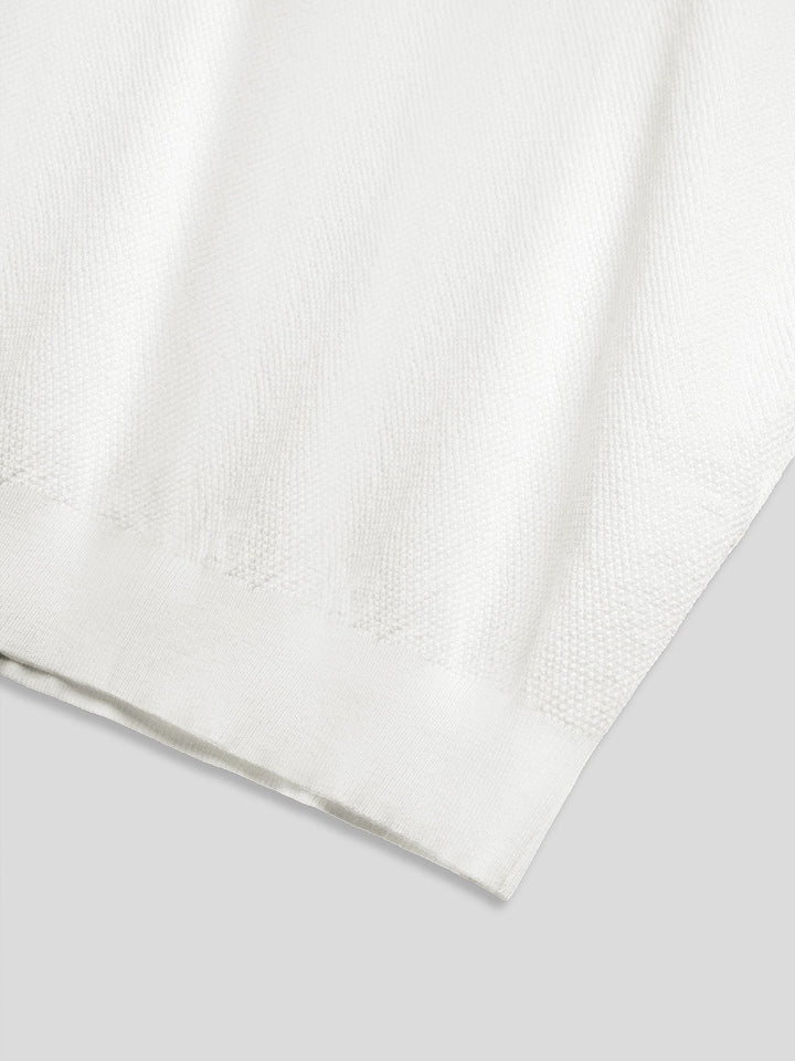 FlexKnit Active Knitted Zip Polo