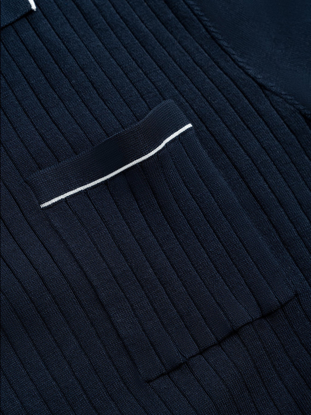 GentleKnit Contrast Color Short Sleeve Knitted Polo