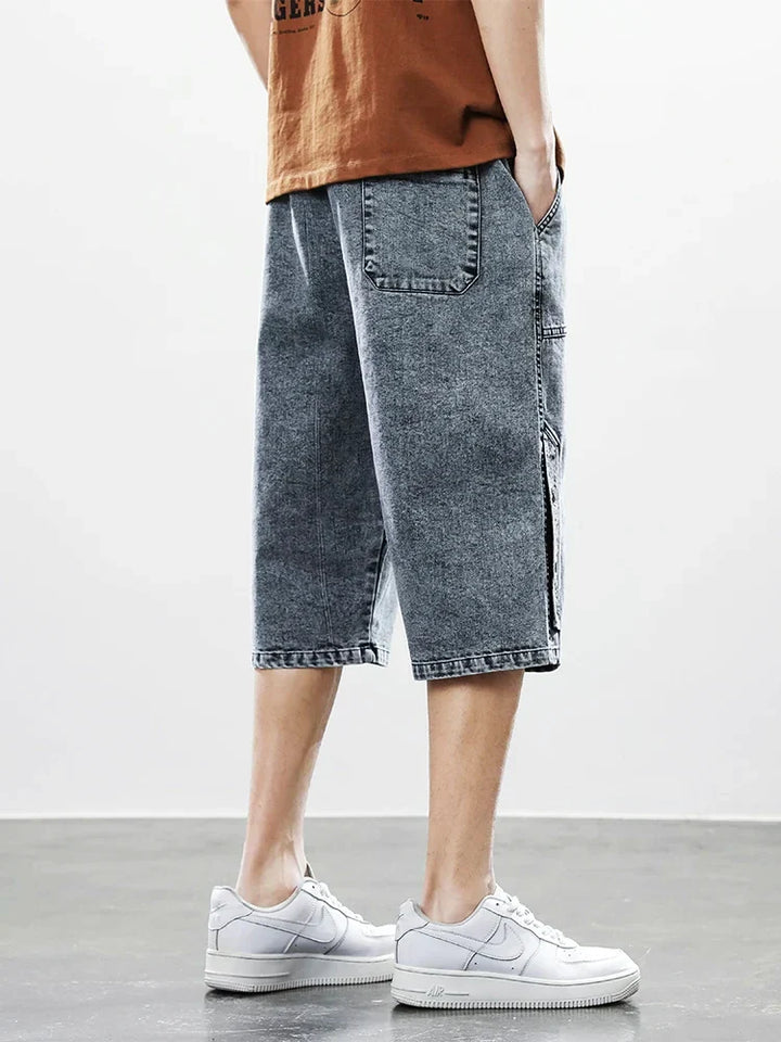 Alphax™ Longline Denim Shorts