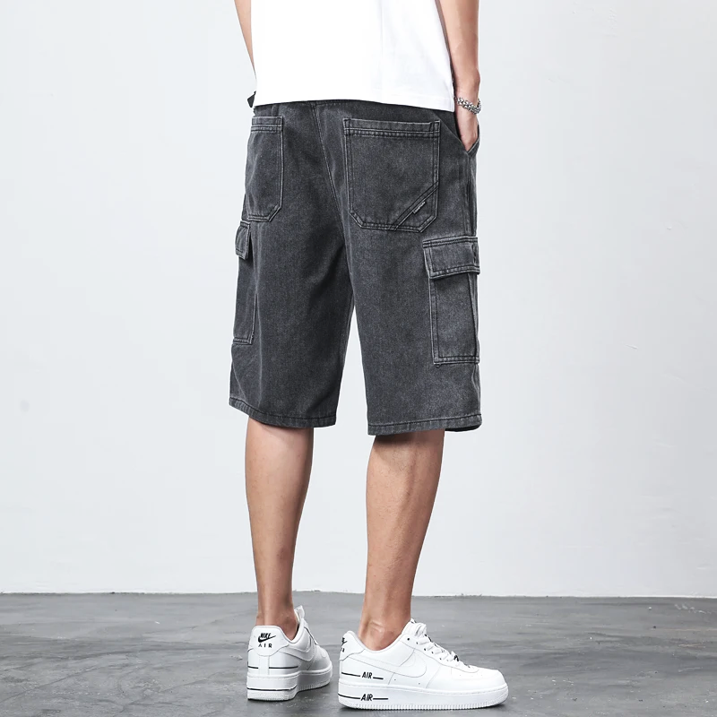 Bermuda Cargo Denim Shorts