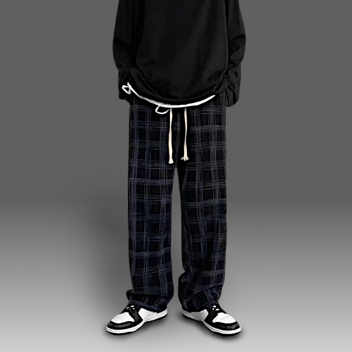Freestyle Plaid Corduroy Pants