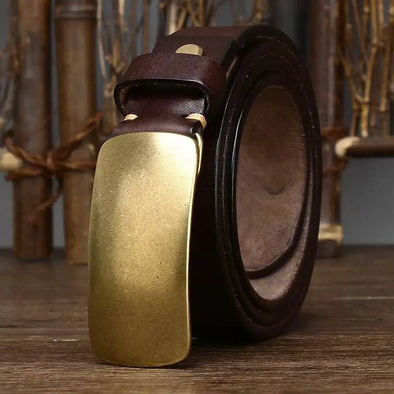 Harrision Forged Brass Leather Belt