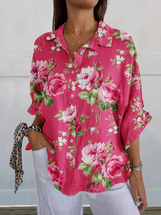 Rose Floral Blouse