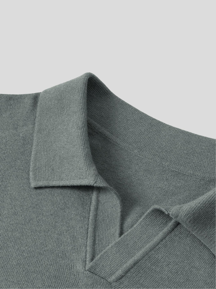 GentleKnit Polo Sweater