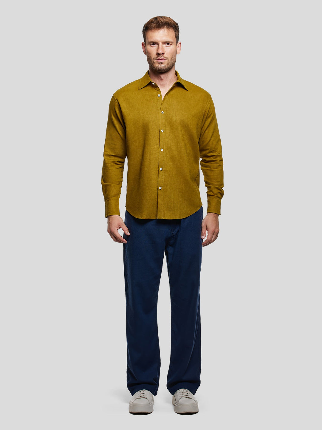 DreamWear Italian Linen Long Sleeve Shirt