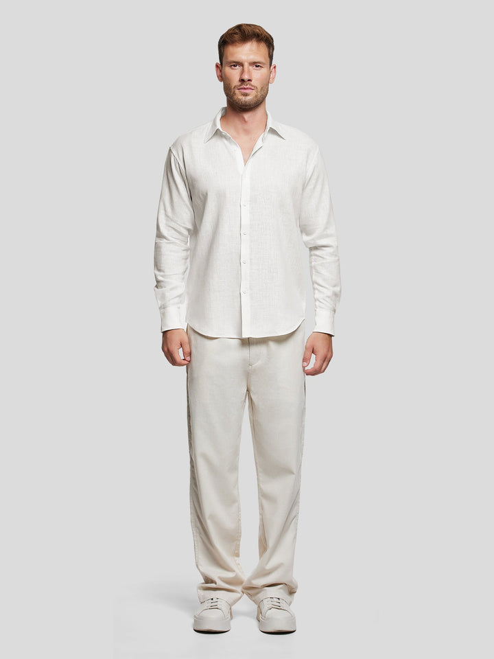 DreamWear Italian Linen Long Sleeve Shirt