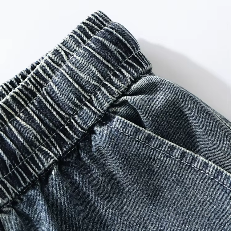 Ader Wide-Leg Denim Cargo Pants