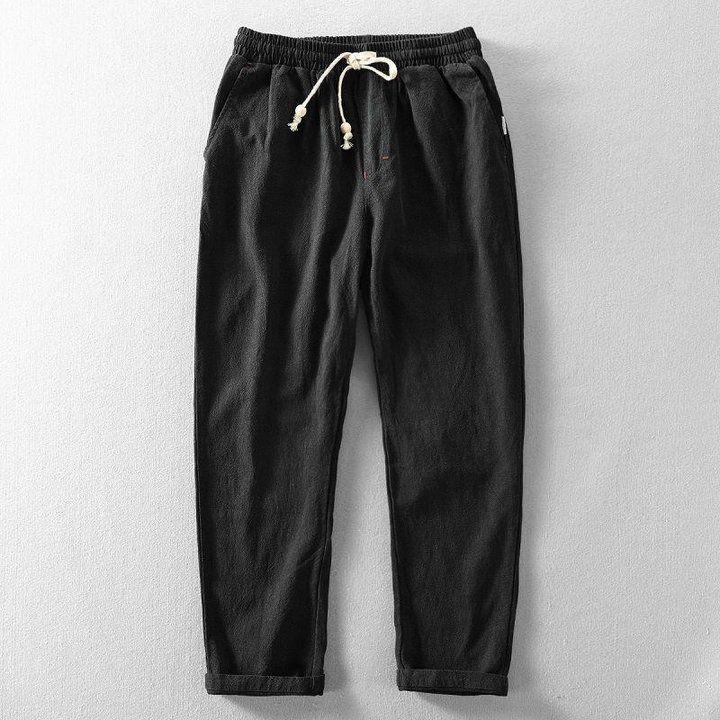 Coastal Ease Cotton-Linen Pants
