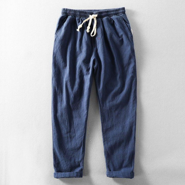Coastal Ease Cotton-Linen Pants