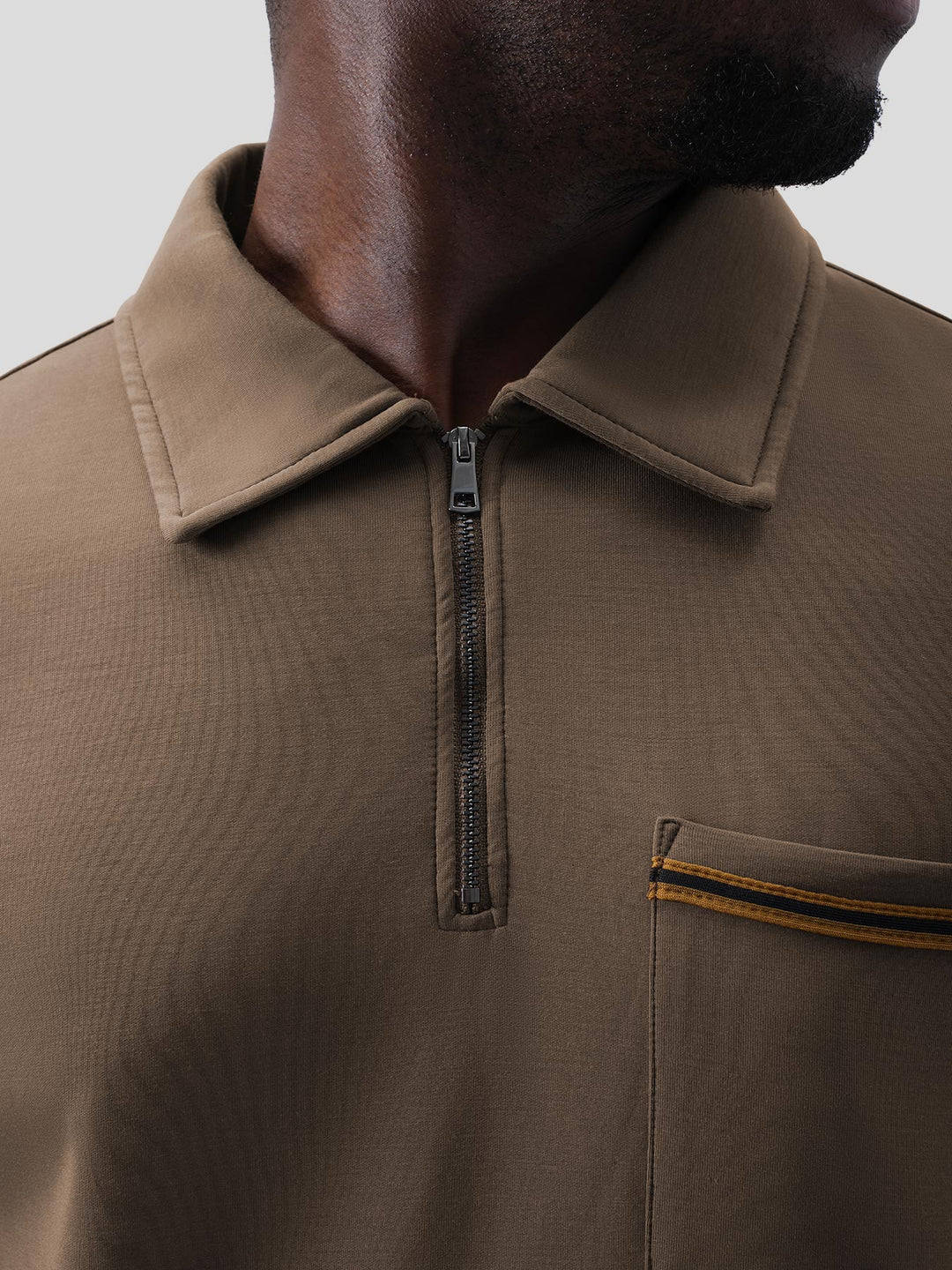 Modal Blend Half Zip Polo