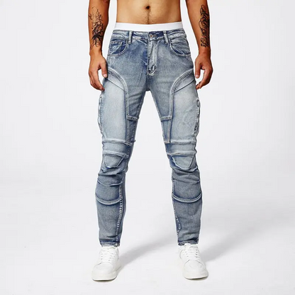 Enzo Slim Moto Jeans