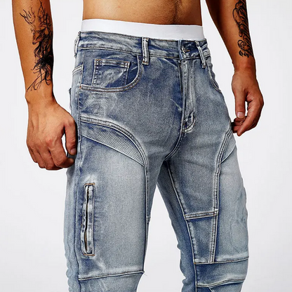 Enzo Slim Moto Jeans