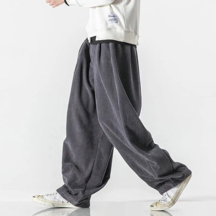 Wide-leg Corduroy Streetwear Pants