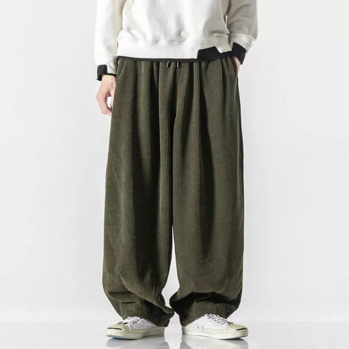 Wide-leg Corduroy Streetwear Pants