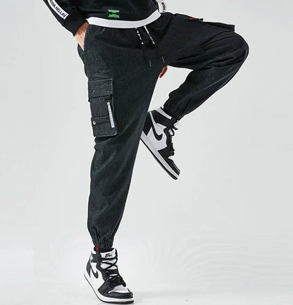 Denim Cargo Jogger Jeans