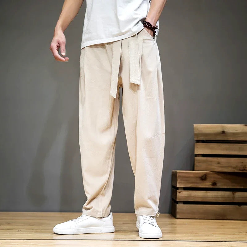 Keiryona Cotton-Linen Pants