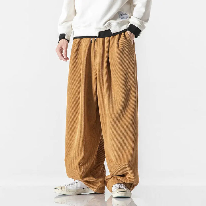 Wide-leg Corduroy Streetwear Pants