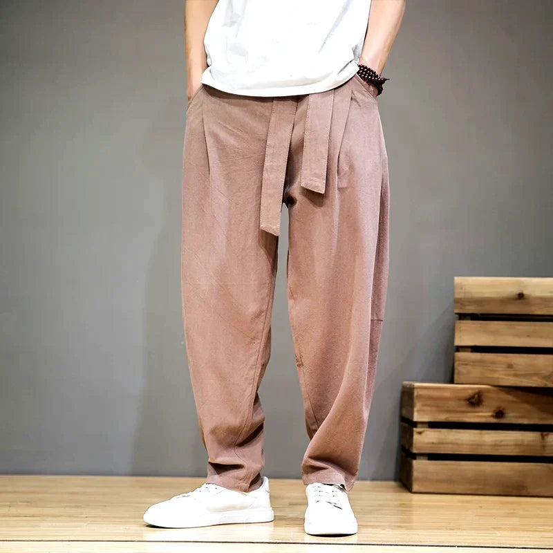Keiryona Cotton-Linen Pants