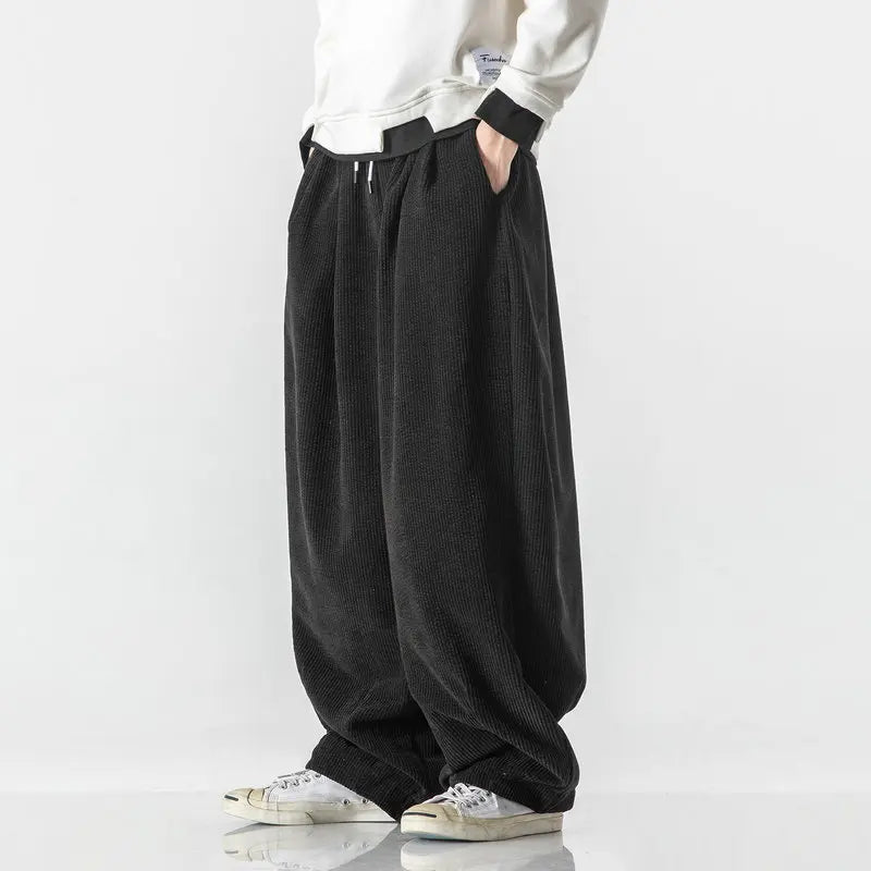 Wide-leg Corduroy Streetwear Pants