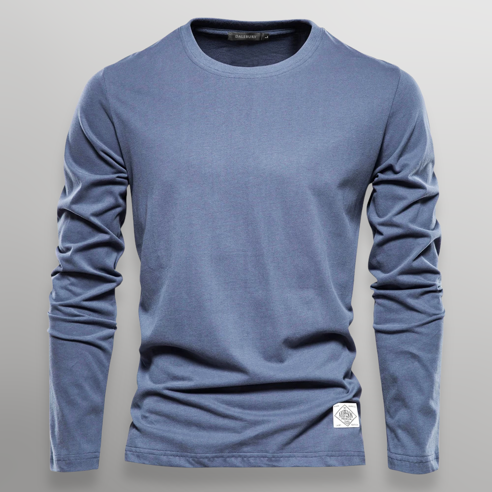 Kenji Cotton Long-Sleeve Tee