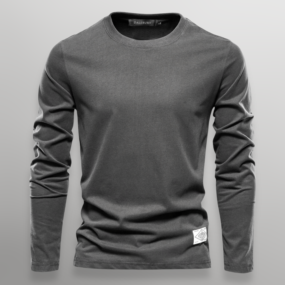 Kenji Cotton Long-Sleeve Tee