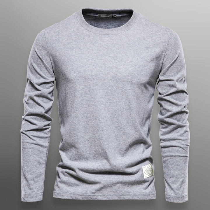 Kenji Cotton Long-Sleeve Tee